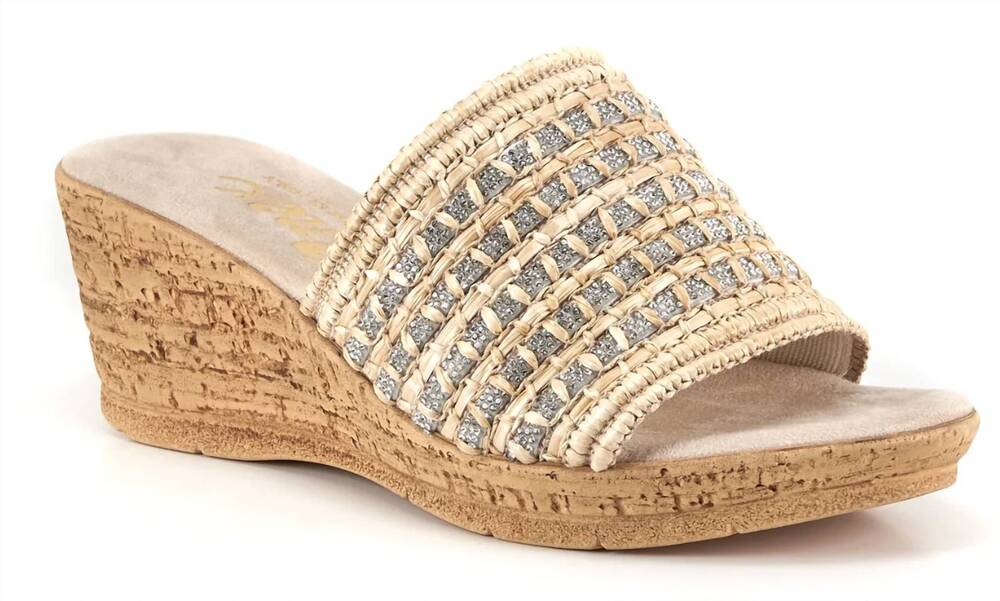 NEW ONEX women's polly slide shoes in natural